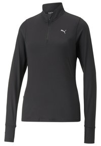 RUN FAVORITE 1/4 ZIP W - Camisola de manga comprida - black