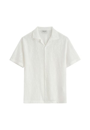 FRILIVIN, CHEMISE RESORT COL CUBAIN - Chemise - blanc