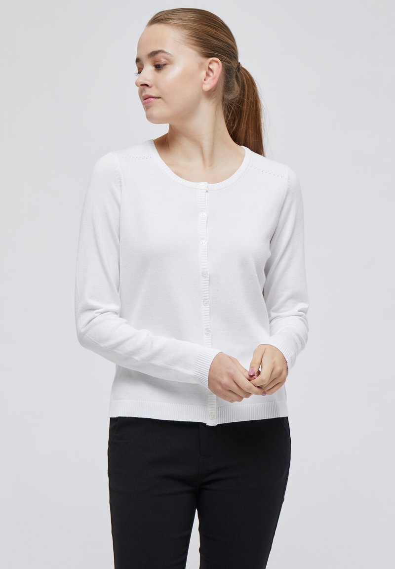 Minus MINEW LAURA CARDIGAN - Kofta - white