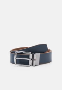 Tommy Hilfiger DENTON - Cintura - military denim/tan