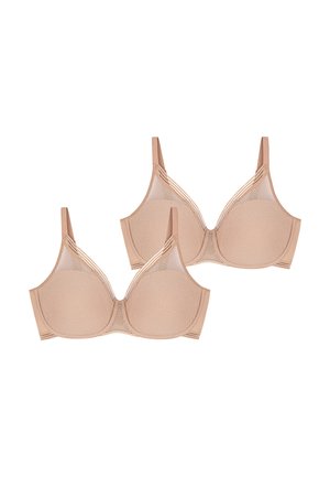 2-PACK INFINITE SENSATION - Triangel BH - smooth beige