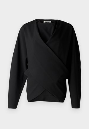 HAZI BLOUSE - Long sleeved top - black