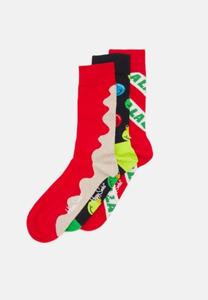 TIME FOR HOLIDAY GIFT SET UNISEX 3 PACK - Socks - multicolored