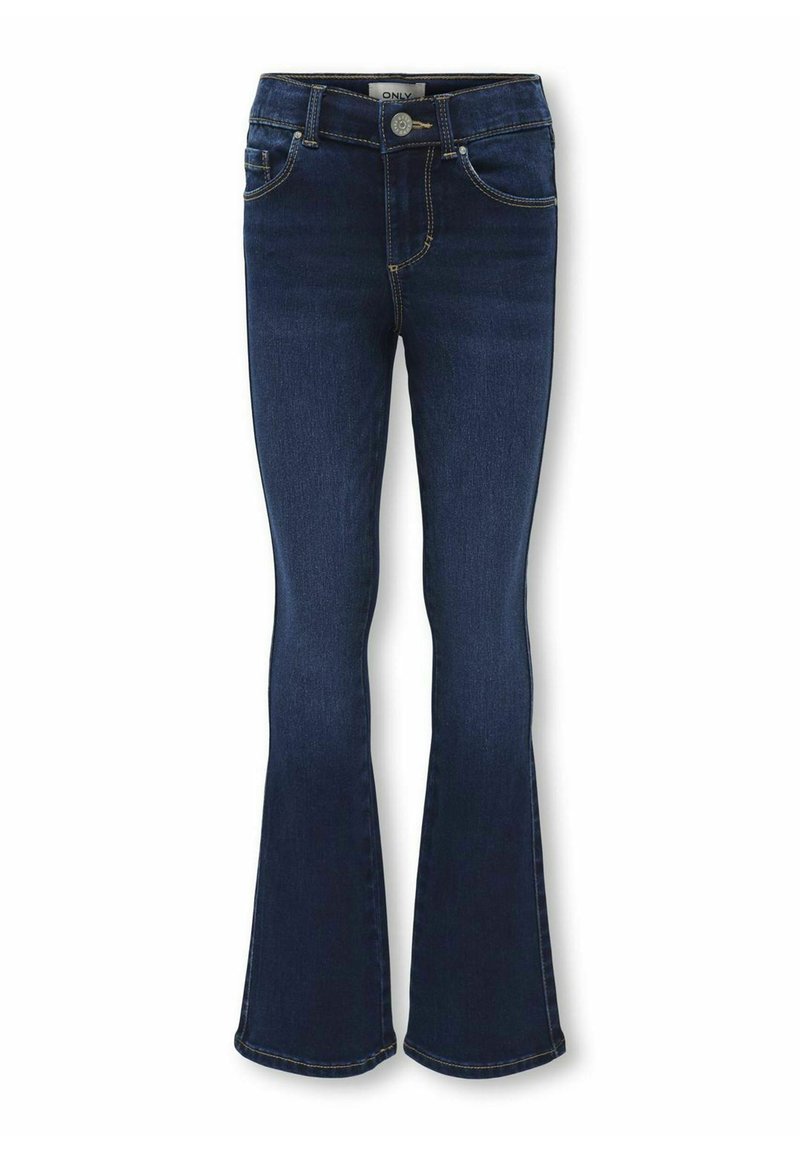 ONLY GIRLS Flared Jeans dark blue denim/dark-blue denim Zalando