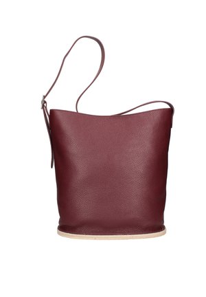 SHOULDER - Handtas - bordeaux