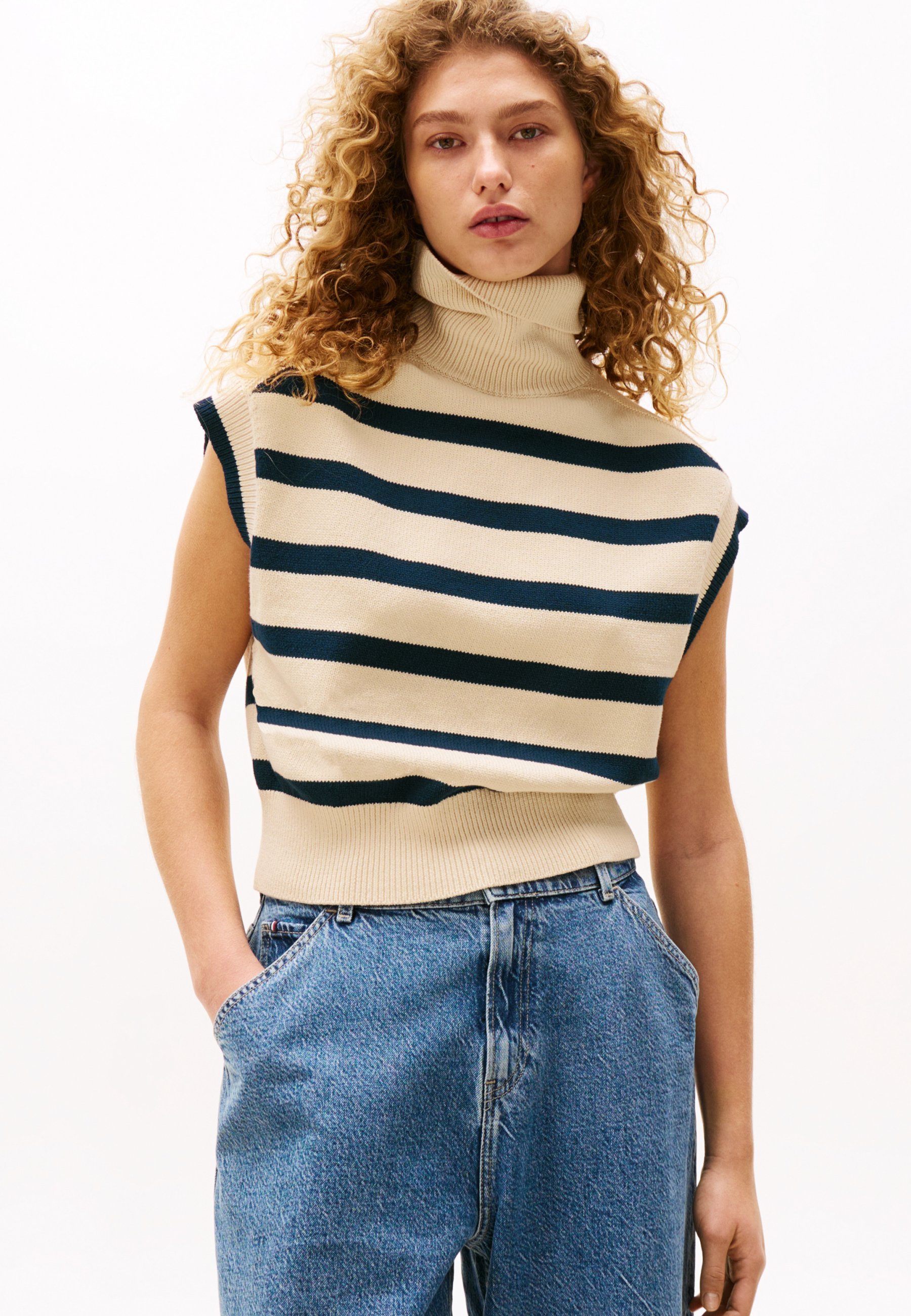 売れ筋商品|||トミー ヒルフィガー Tシャツ レディース トップス TH X SOFIA RICHIE GRAINGE TANK SWEATER TOP - Top - dark night navy Tommy Hilfiger TH X SOFIA RICHIE GRAINGE TANK SWEATER TOP
