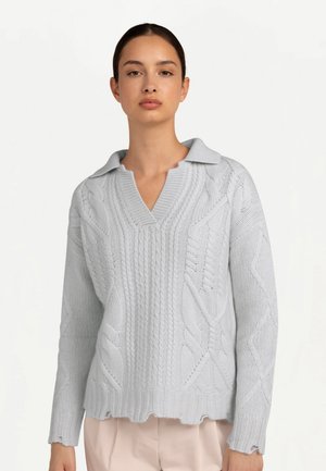 MIXED-STITCH  - Strickpullover - grey