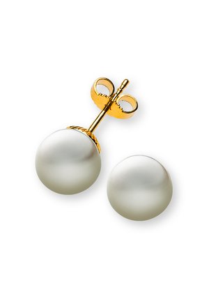 MUAU Schmuck PERLOHRRINGE SÜSSWASSERPERLE 8.5-9MM - Orecchini - gold-coloured