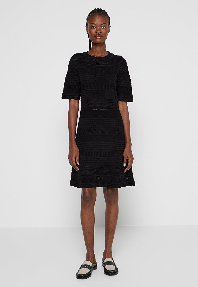 Barbour Gebreide jurk zwart
