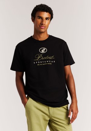 TBIKI - T-Shirt print - true black