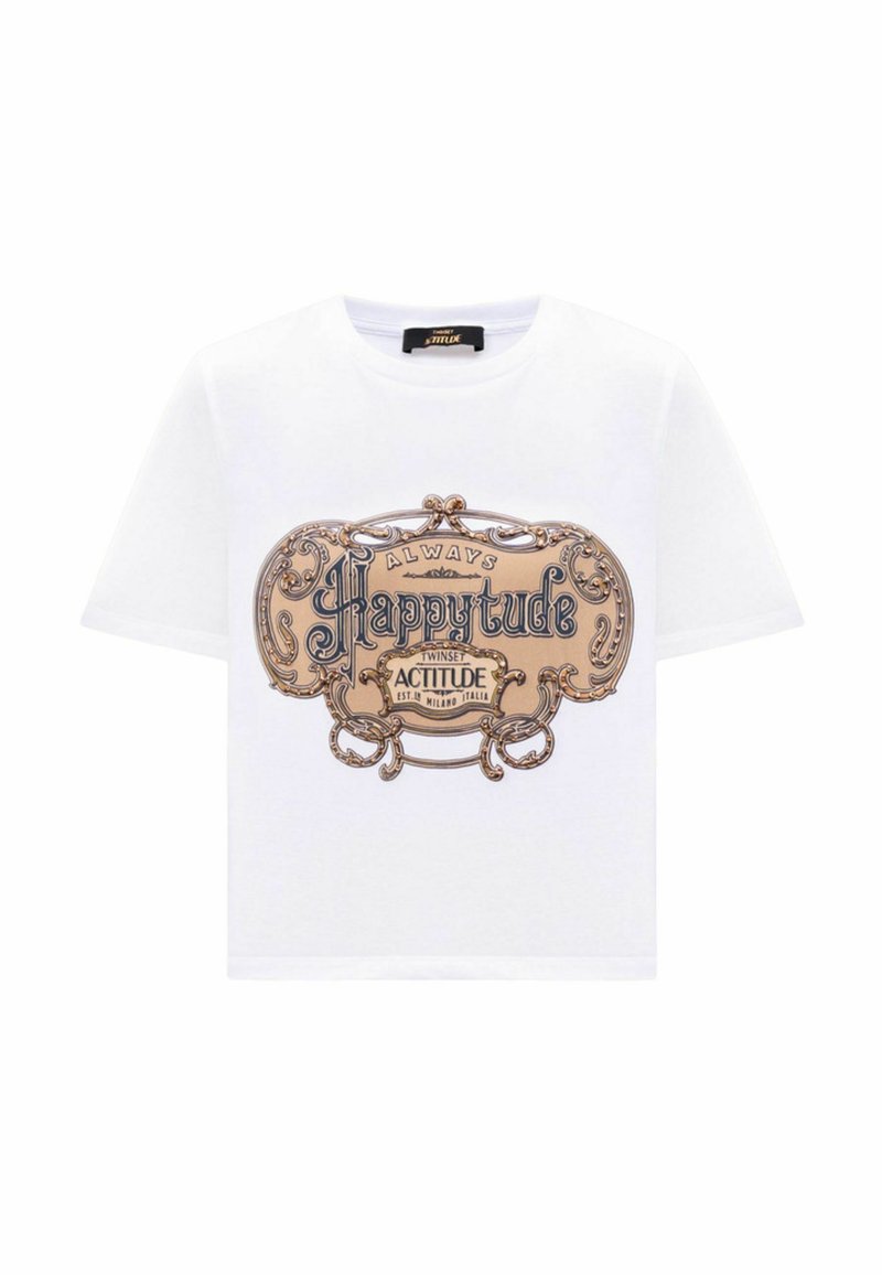 TWINSET T-shirt print wit TWINSET T-shirt print wit