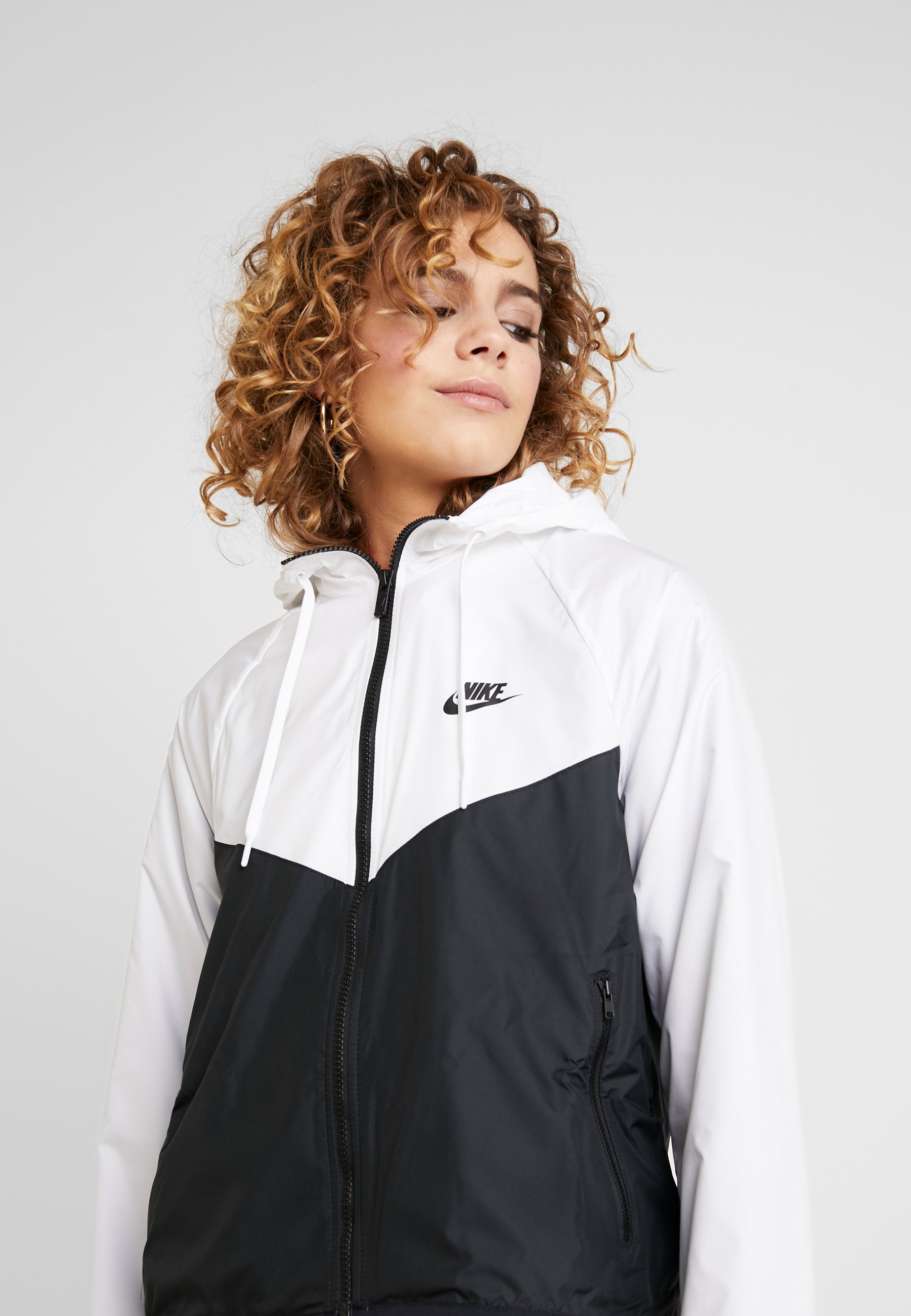black white nike jacket