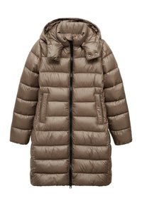 Mango Abrigo de invierno - brown