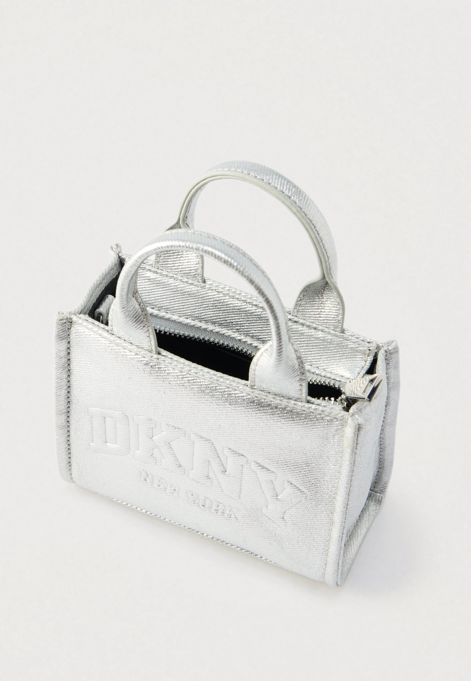 DKNY HADLEE MINI - Handbag - silver-coloured - Zalando.co.uk