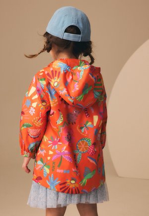 Next, REGULAR FIT - SHOWER RESISTANT PRINTED CAGOULE  - Regenjas - orange character