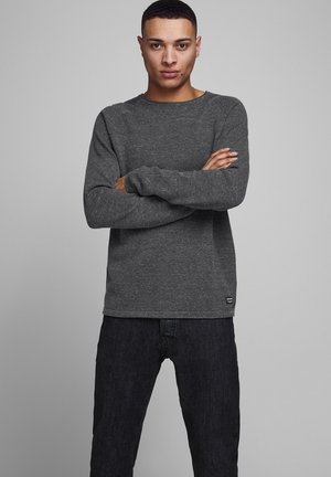 Jack & Jones, LANGARM EHILL - Jumper - dunkelgrau