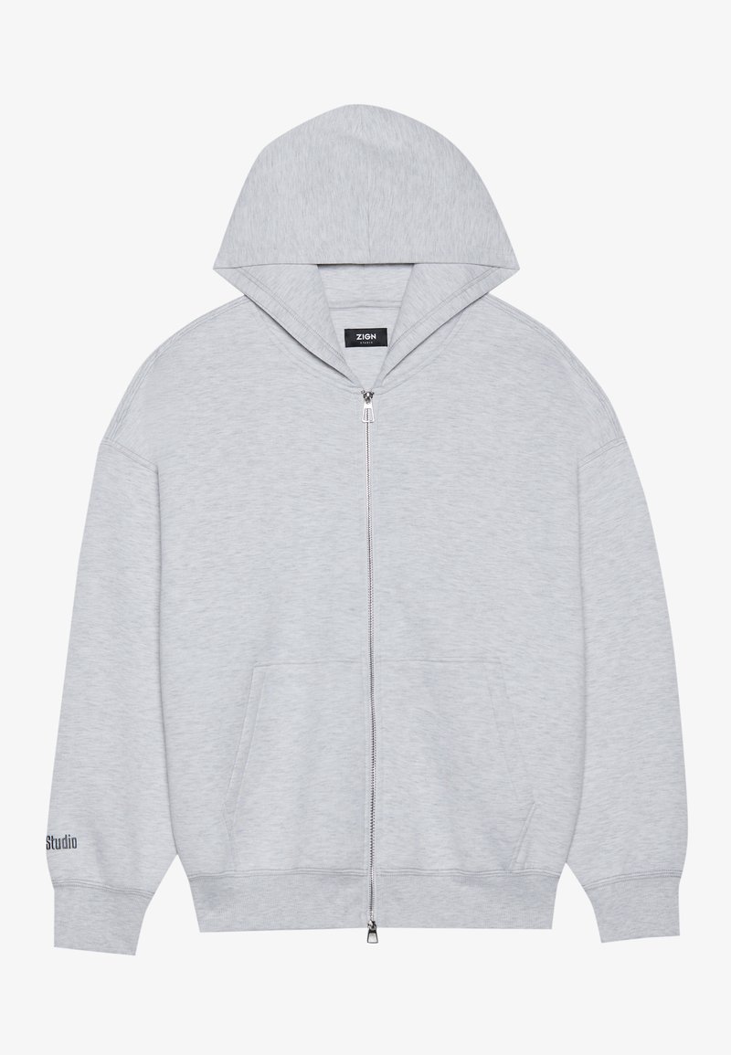 Zign Studio Hoodie grijs gemêleerd Zign Studio Hoodie grijs gemêleerd
