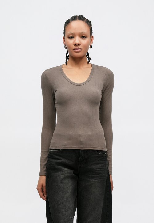 T-Shirt Fille GAP Manches Longues - Coton - Paillettes Reversables Avoine/Beige - Taille L (10-11 Ans) Neuf