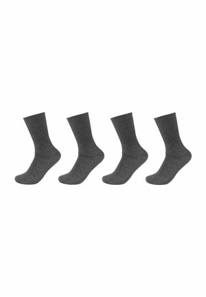camano UNI 4ER PACK - Chaussettes - dark grey melange