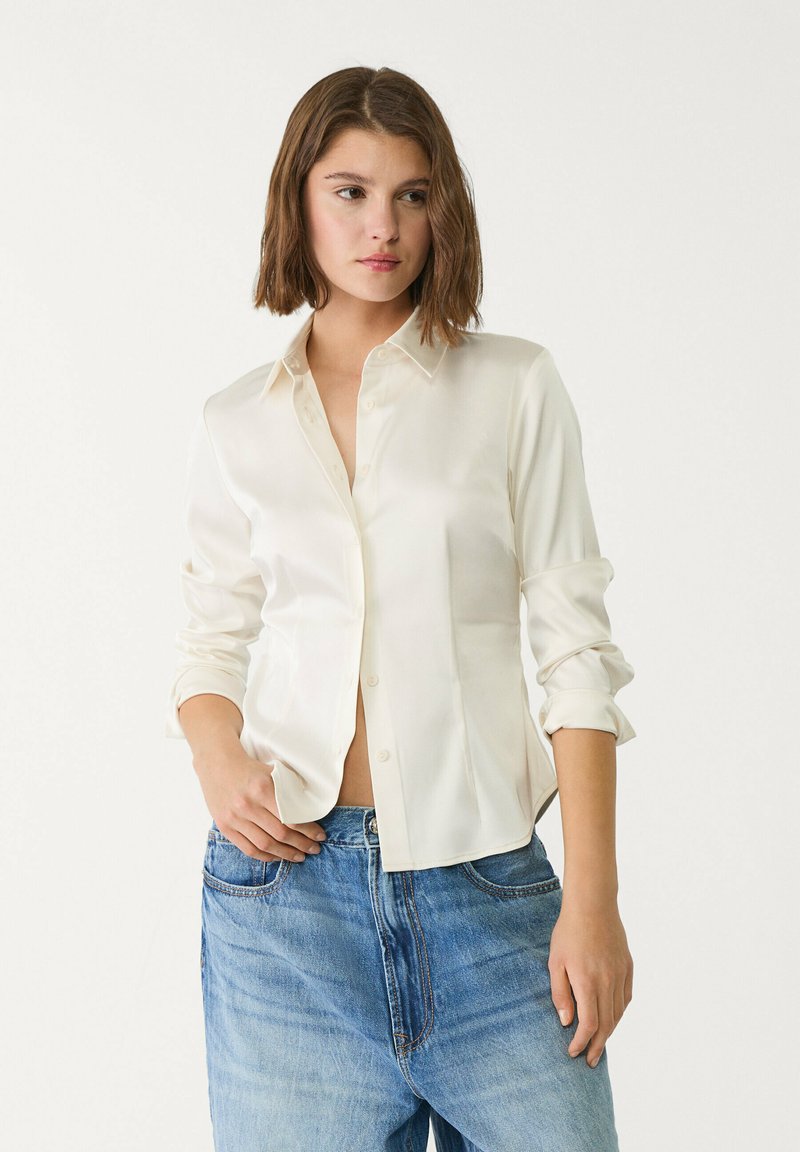 T-shirt Cosy à Manches 3/4 Pour Femmes En Bleu