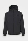OUTDOOR WATER REPELENT HOODED JACKET - Cortaviento - black