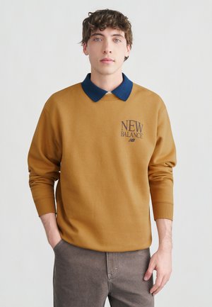 REIMAGINED CREW - Sweatshirt - light brown