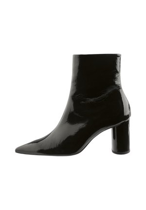 High heeled ankle boots - schwarz