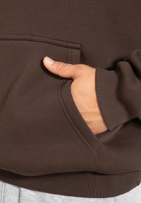 Smilodox DAWSON OVERSIZED HOODIE - Felpa con cappuccio - braun