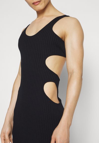 REAMEREI VISCOSE KNIT DRESS - Φόρεμα ημέρας - black