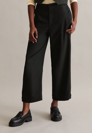 RELAXED MIT  - Trousers - black