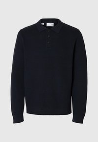 SLHDANE STRUCTURE - Strikkegenser - sky captain