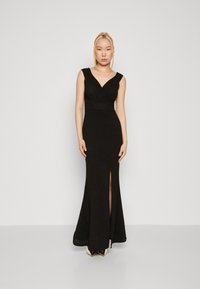 WAL G. PARTY FOXTROT MAXI - Rochie din jerseu - black