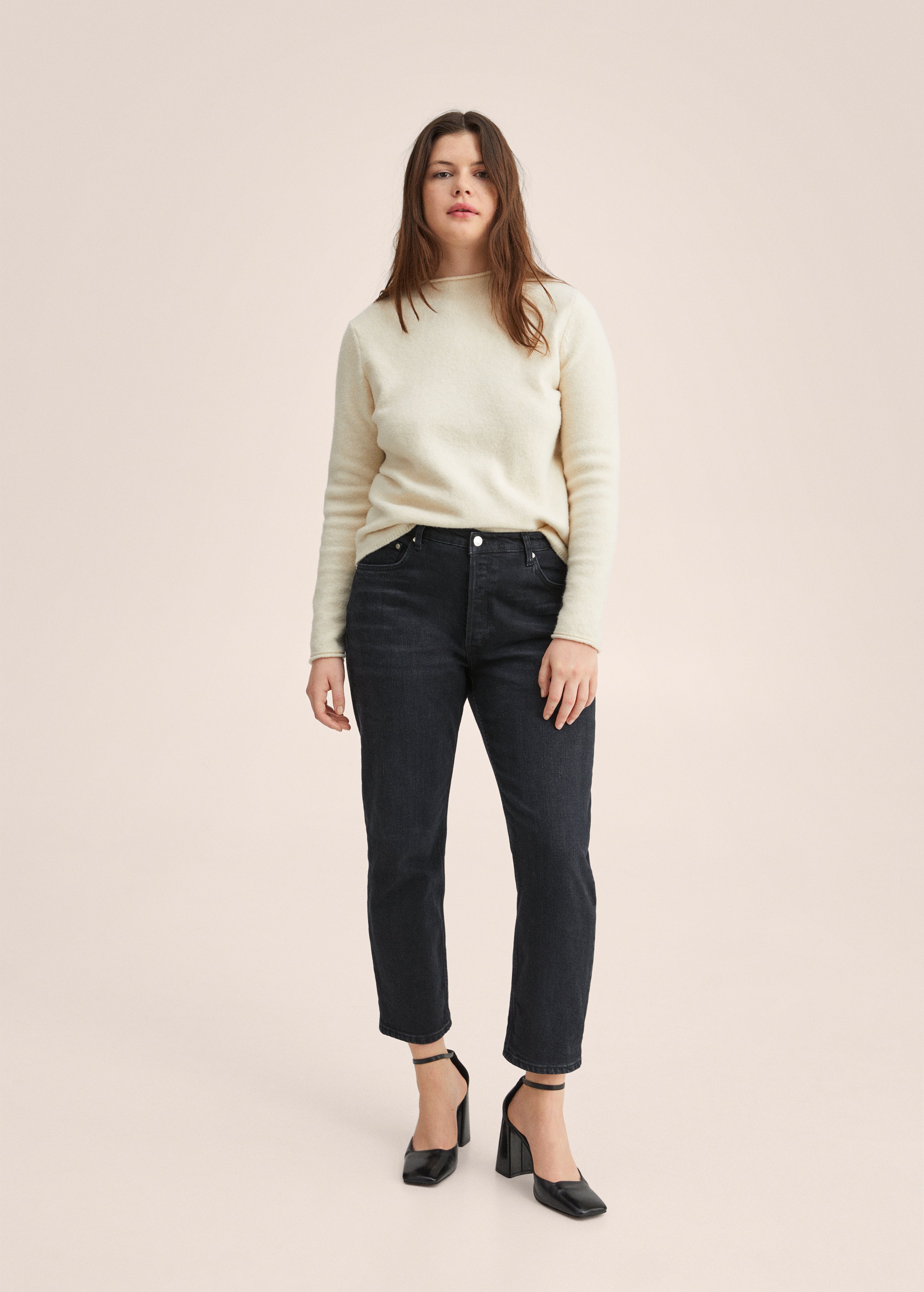 Mango MAR - Vaqueros slim fit - black denim/denim negro - Zalando.es