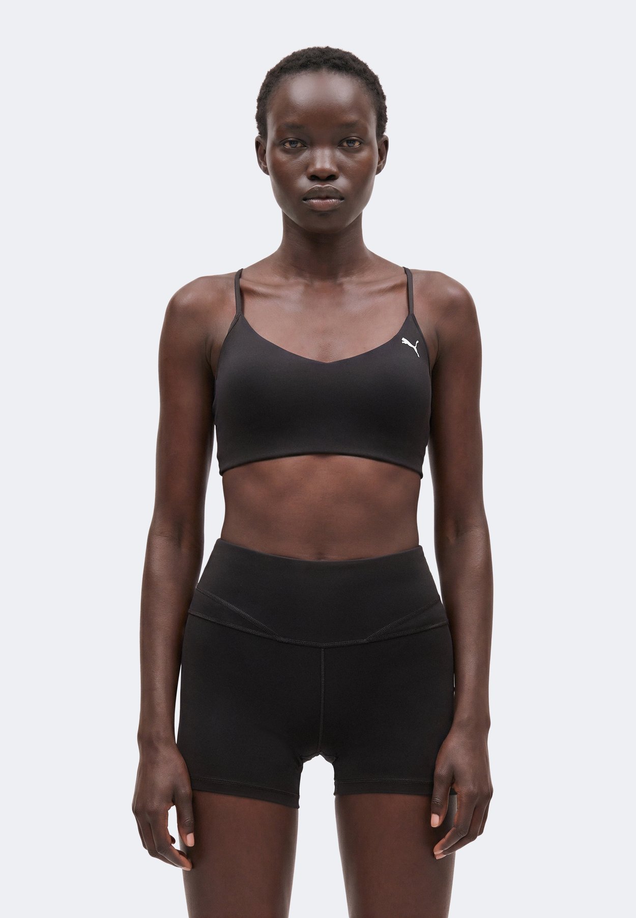 PUMA MOVE BRA LOW - Light support sports bra - black
