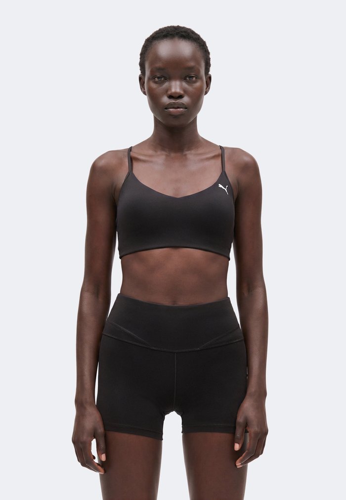 PUMA MOVE BRA LOW - Light support sports bra - black