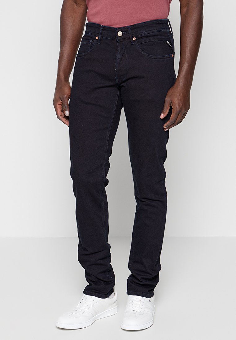 Replay Slim fit jeans donkerblauw Replay Slim fit jeans donkerblauw