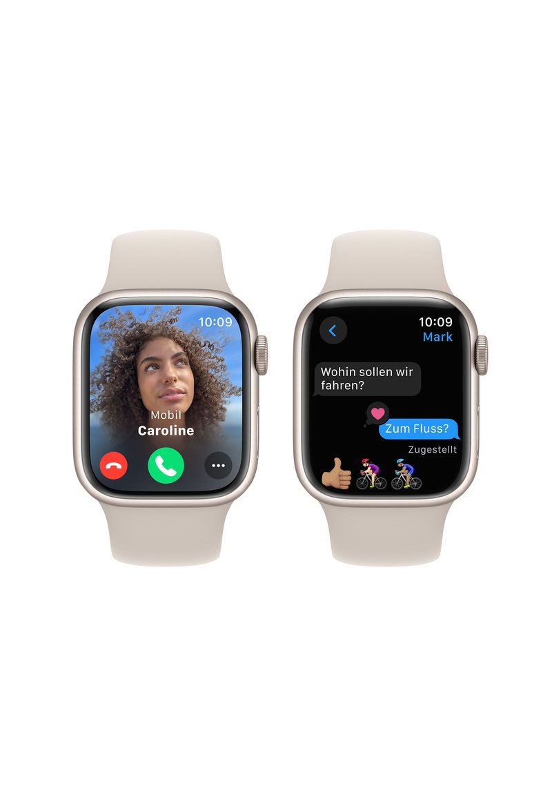 Apple APPLE WATCH SERIES 9 GPS 41MM M/L - Smartwatch - starlight 