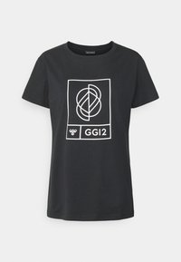 Hummel T-shirt med print - black