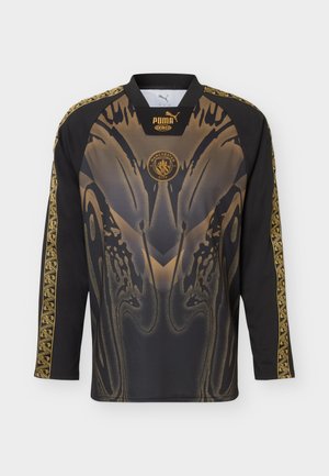 Puma, MANCHESTER CITY KING RELAXED JERSEY MEN - Блуза с дълги ръкави - black/archive gold-coloured