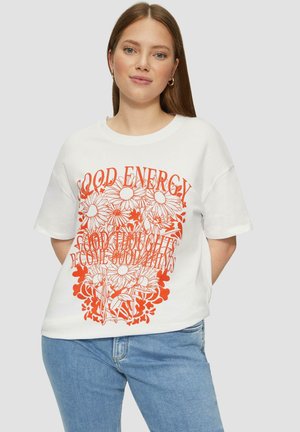 T-shirt imprimé - weiß