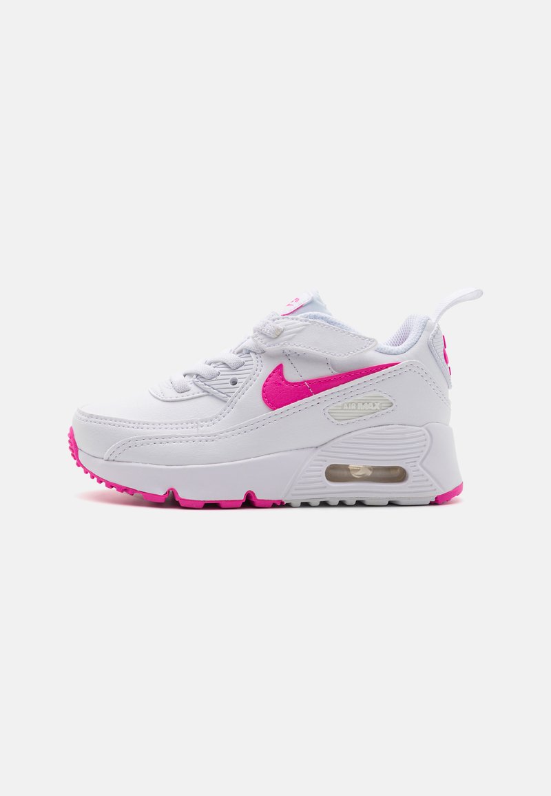 Nike Sportswear AIR MAX 90 EASYON - Sneakers low - white/laser fuchsia