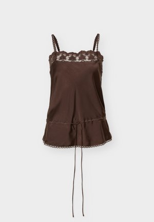 Bardot, BONITA TRIM - Débardeur - dark choco