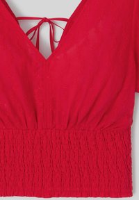 BZB EN BRODERIE ANGLAIS - Blouse - rouge