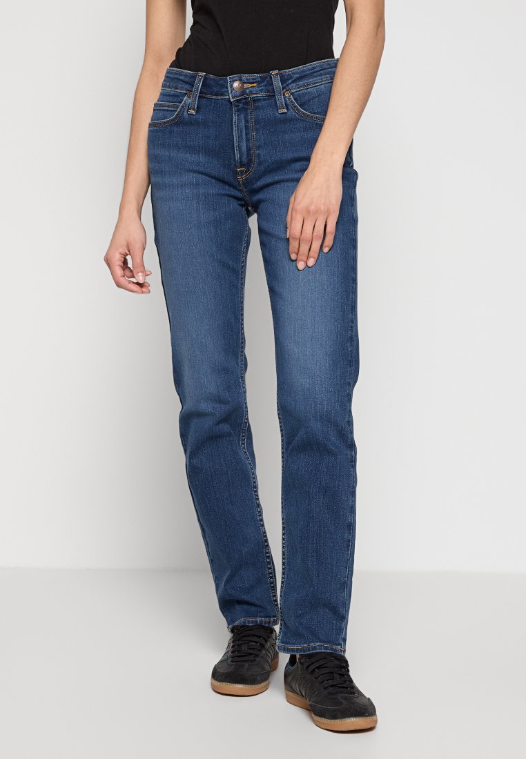 Lee Straight leg jeans blauw denim/bluedenim