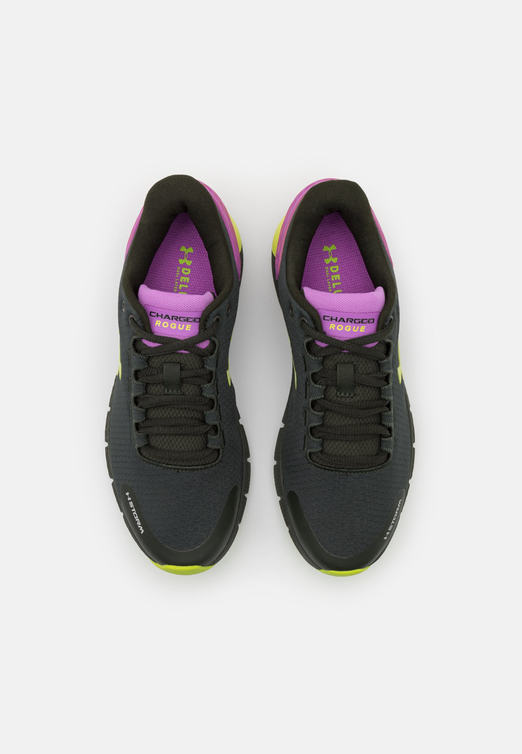 under armour charged rogue storm men's water resistant running shoes