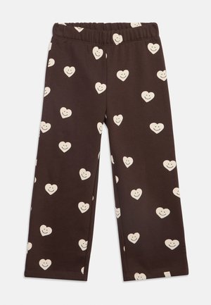 ONLY MINI, KMGELVA WIDE PANT - Παντελόνι φόρμας - coffee bean/tofu