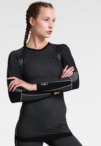 CMP WOMAN SEAMLESS SWEAT - Spodnja majica - nero