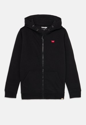 FESTIVAL BADGE HOODIE - Sweat zippé - black