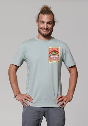 ICE CREAM - Print T-shirt - aloe