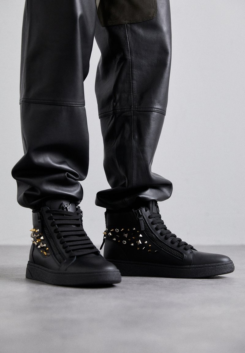Giuseppe Zanotti STUDS Baskets montantes black/noir ZALANDO.FR